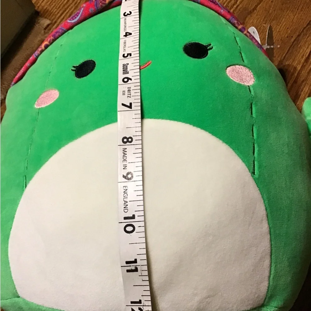 Sqishmallows NWT Maritza Green Cactus Plush Toy with Pink Bandana